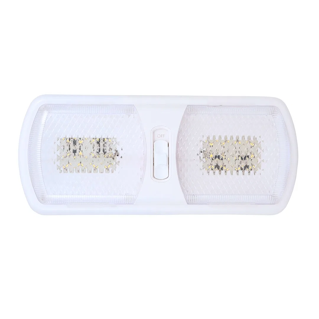20670N – ARCON Interior Light - LED, LED Ceiling Double Light Clear Lens 11.56 Inch Length x 4.95 Inch Width Bright W...